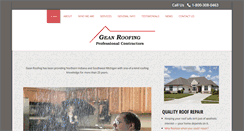 Desktop Screenshot of geanroofing.com